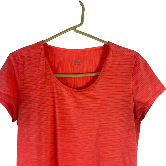 Athleta Women's Size Small Neon‎ Orange Activewear Running Top - Picture 3 of 9